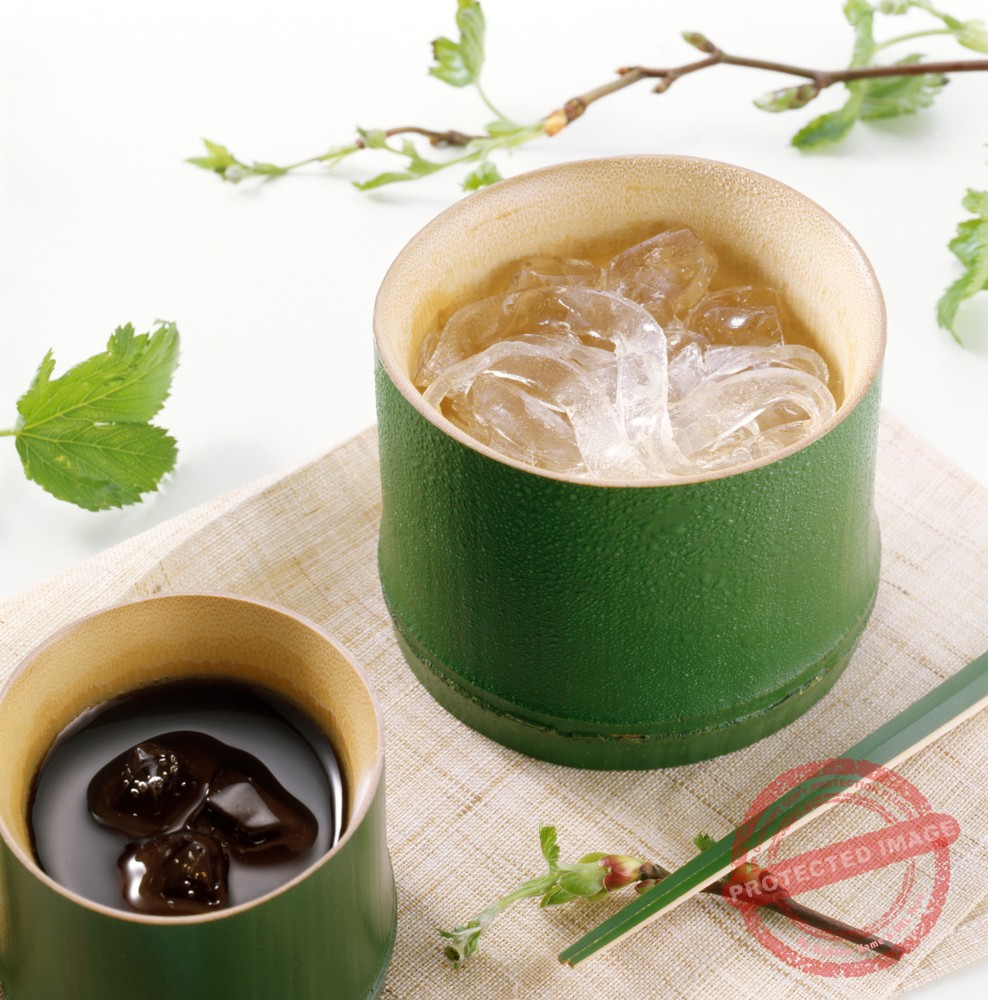 Kuzukiri,(cold,Kudzu,Noodles,,Arrowroot,Starch,Noodles)